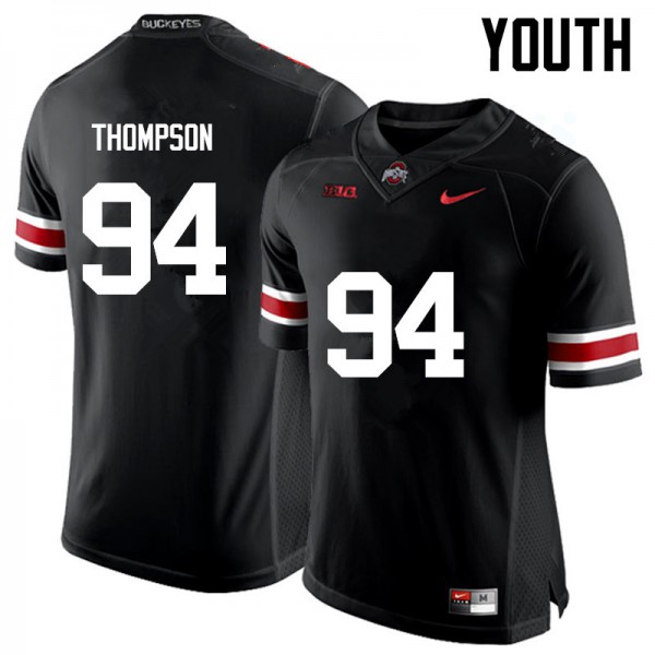 Ohio State Buckeyes #94 Dylan Thompson Youth Stitch Jersey Black
